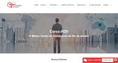 Desktop Screenshot of cursoadv.com.br