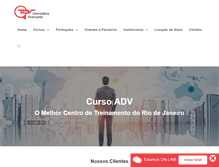 Tablet Screenshot of cursoadv.com.br
